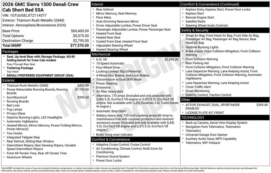 2026 GMC Sierra 1500 Denali - Photo 53
