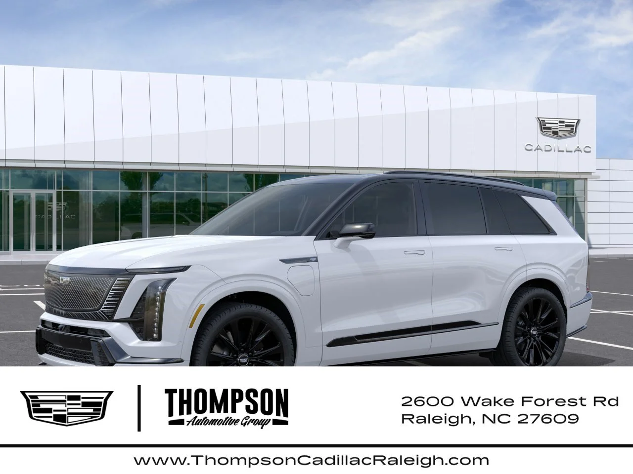 New 2027 Vibrant White Tricoat Cadillac Platinum image 2