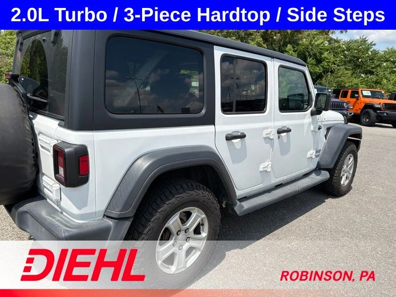 Used 2020 White Jeep Unlimited Sport S image 6