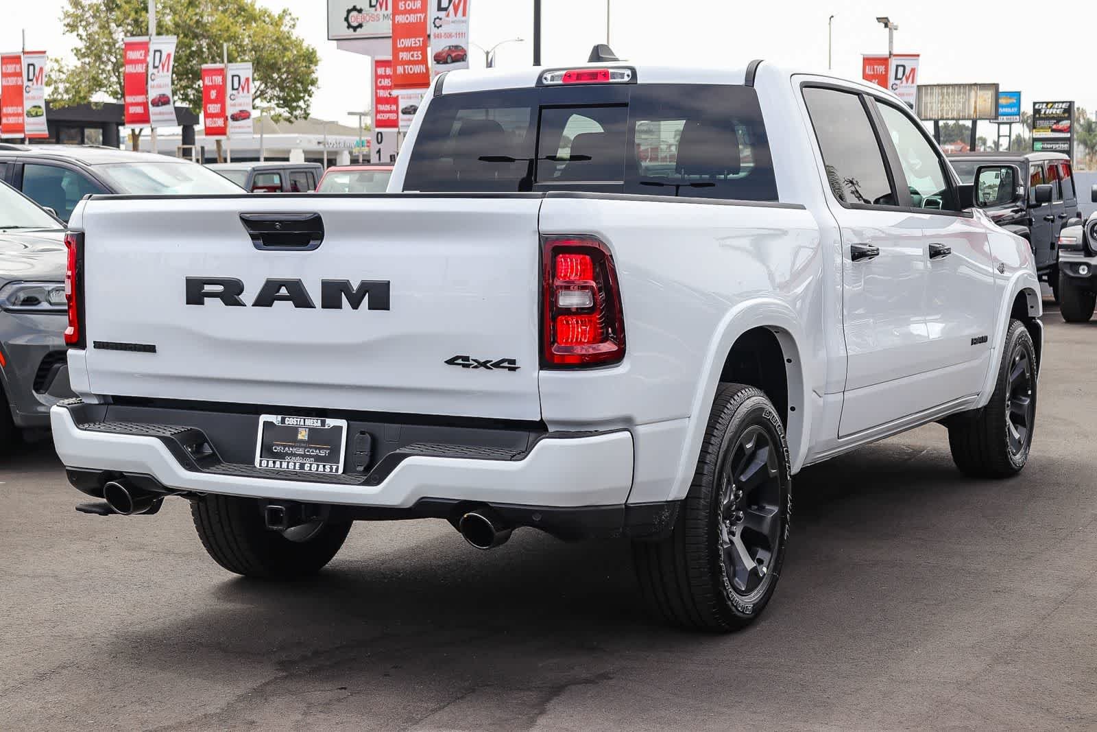 New 2026 Bright White Clear-Coat Exterior Paint RAM Big Horn image 4