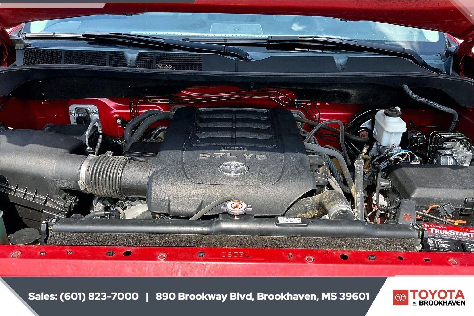 Used 2021 Barcelona Red Metallic Toyota SR5 image 8