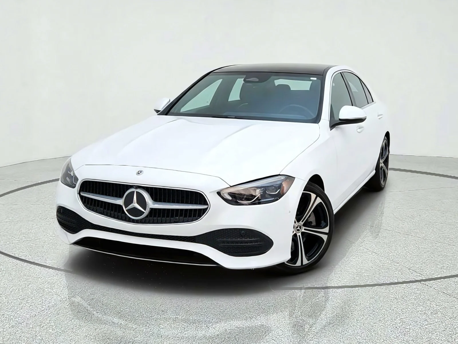 Used 2023 MANUFAKTUR Moonlight White Metallic Mercedes-Benz C 300 image 2