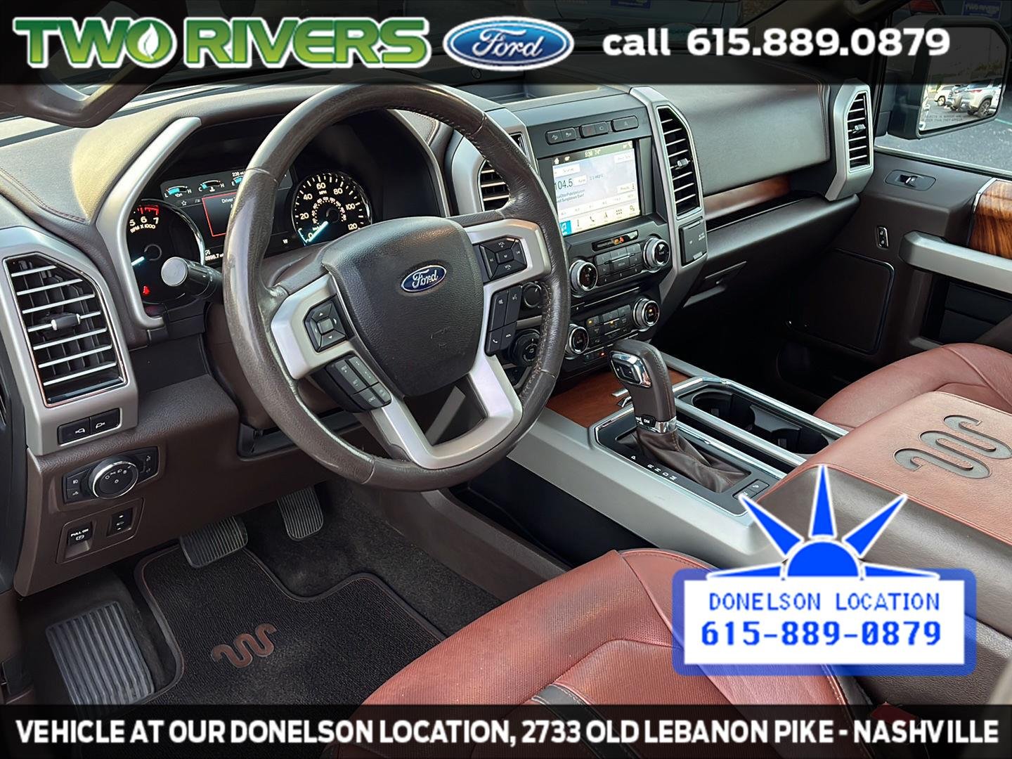 Used 2018 White Gold/Stone Gray Ford King Ranch image 24