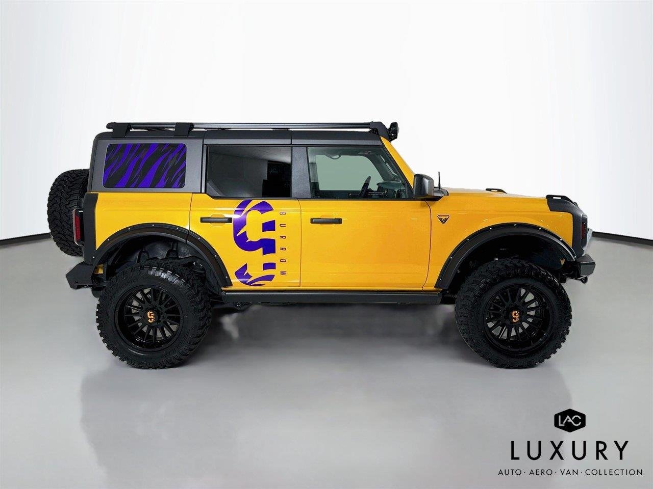 Used 2022 Cyber Orange Metallic Tricoat Ford Badlands | Custom Build for Joe Burrow Foundation image 5