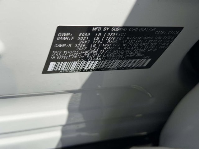New 2026 CRYSTAL WHITE PEARL Subaru Limited 7-Passenger image 25