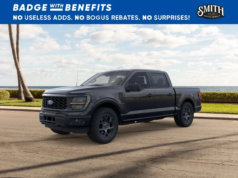 New 2026 Agate Black Metallic Ford STX® image 1