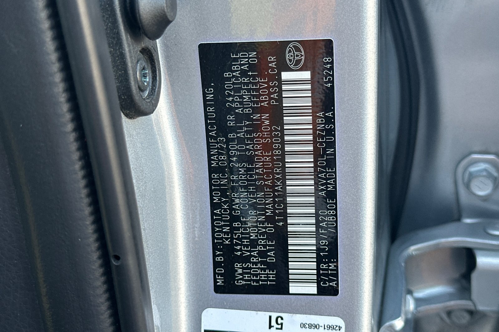 Certified Used 2024 Celestial Silver Metallic Toyota LE image 27