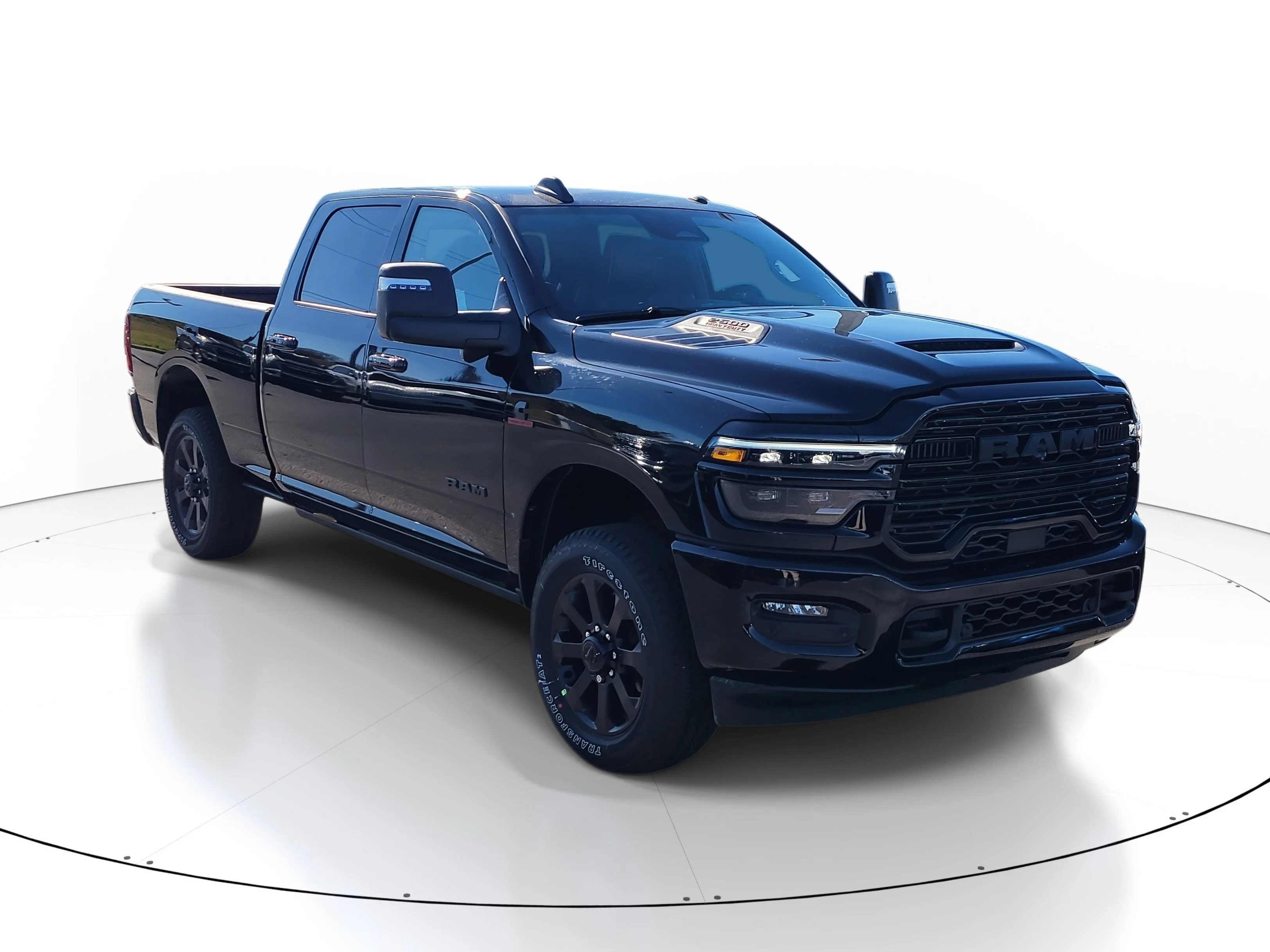 New 2026 Diamond Black Crystal Pearlcoat Ram Laramie image 2