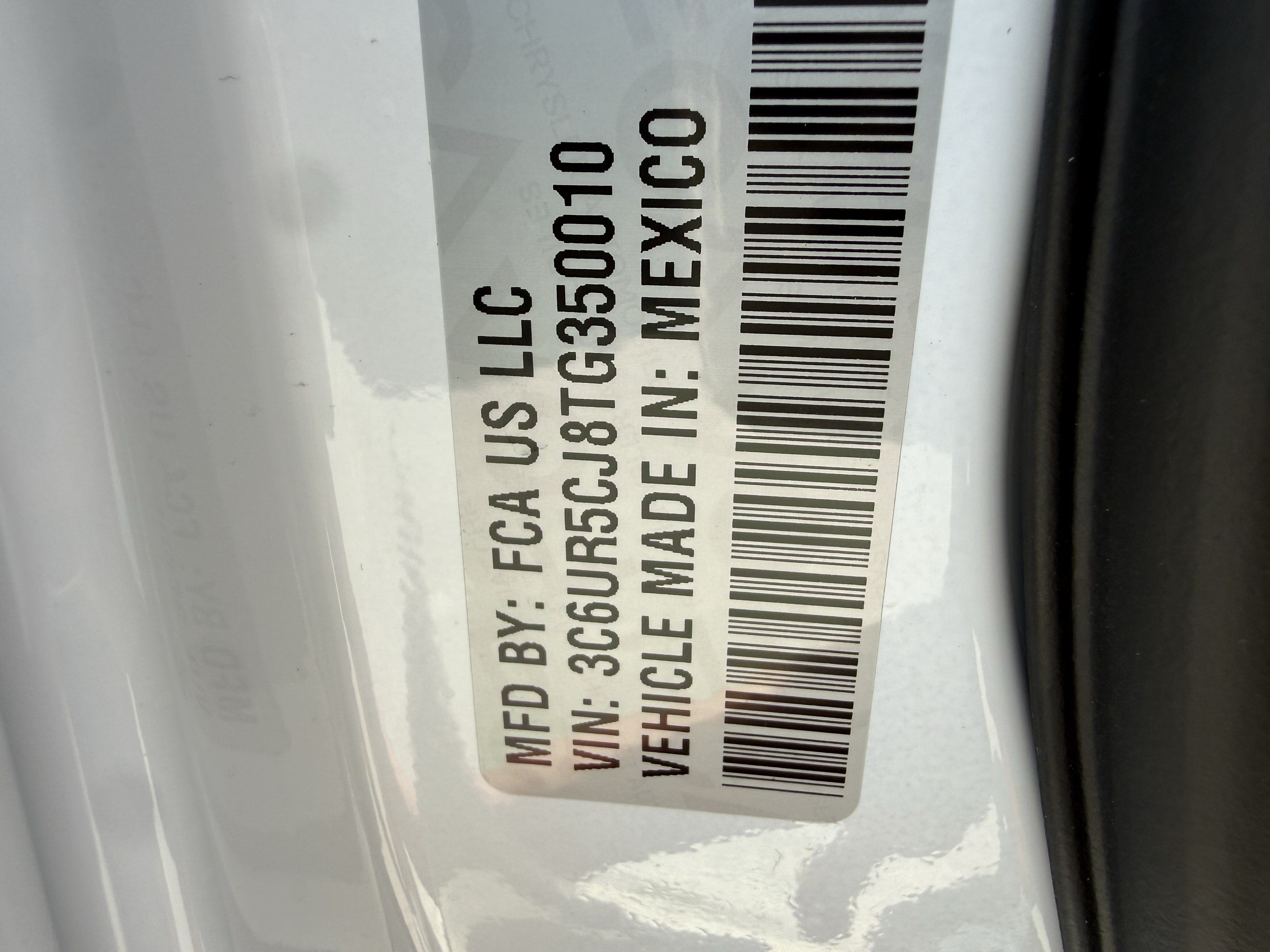 New 2026 Bright White Clear-Coat Exterior Paint RAM Tradesman image 17