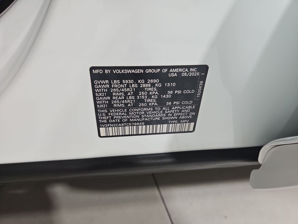 New 2026 White/off-white Volkswagen SEL Premium R-Line image 26