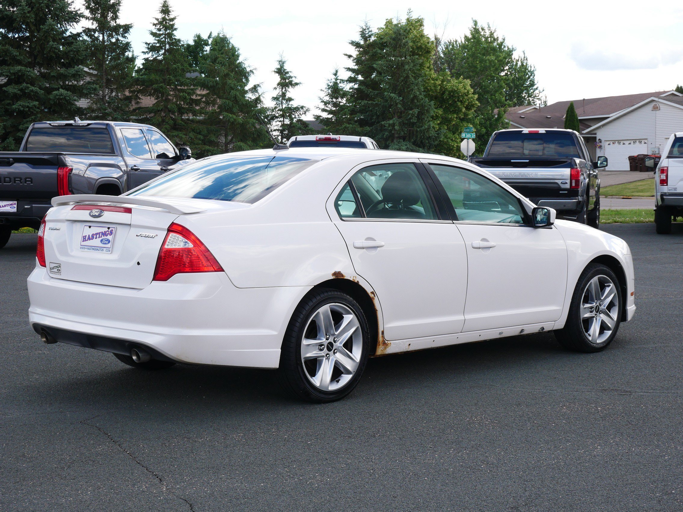 Used 2012 White Ford SPORT image 5