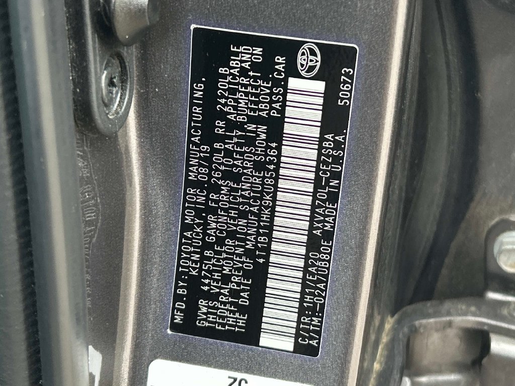 Used 2019 Gray Toyota SE image 10