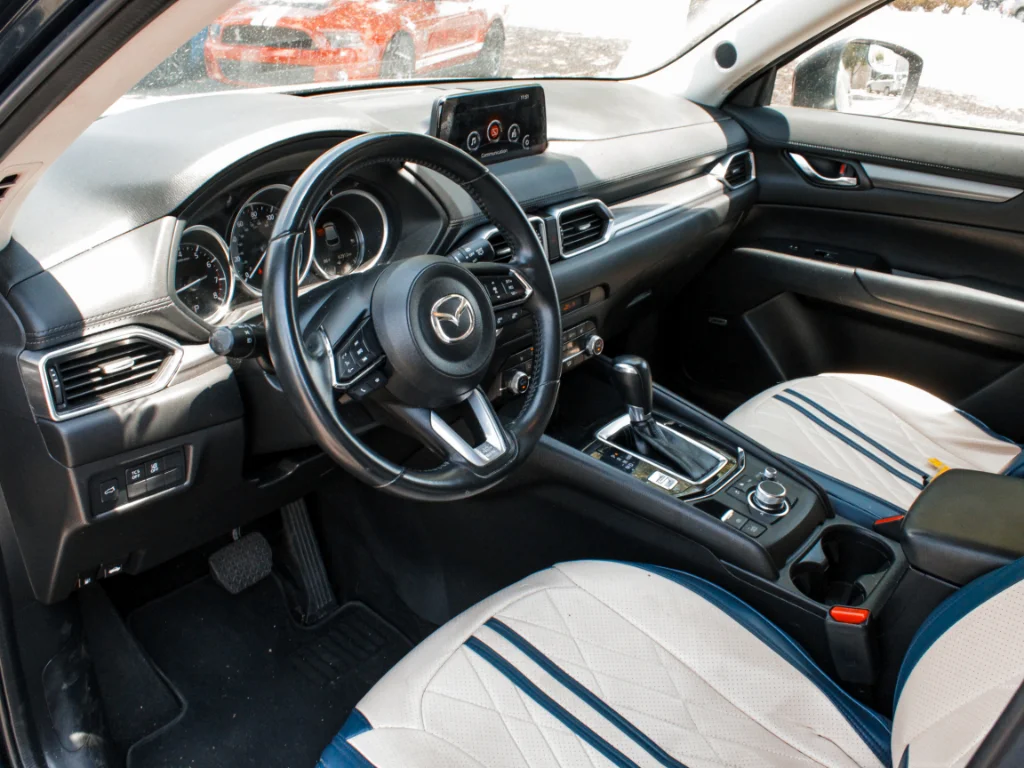 Used 2019 Deep Crystal Blue Mica Mazda Touring image 7