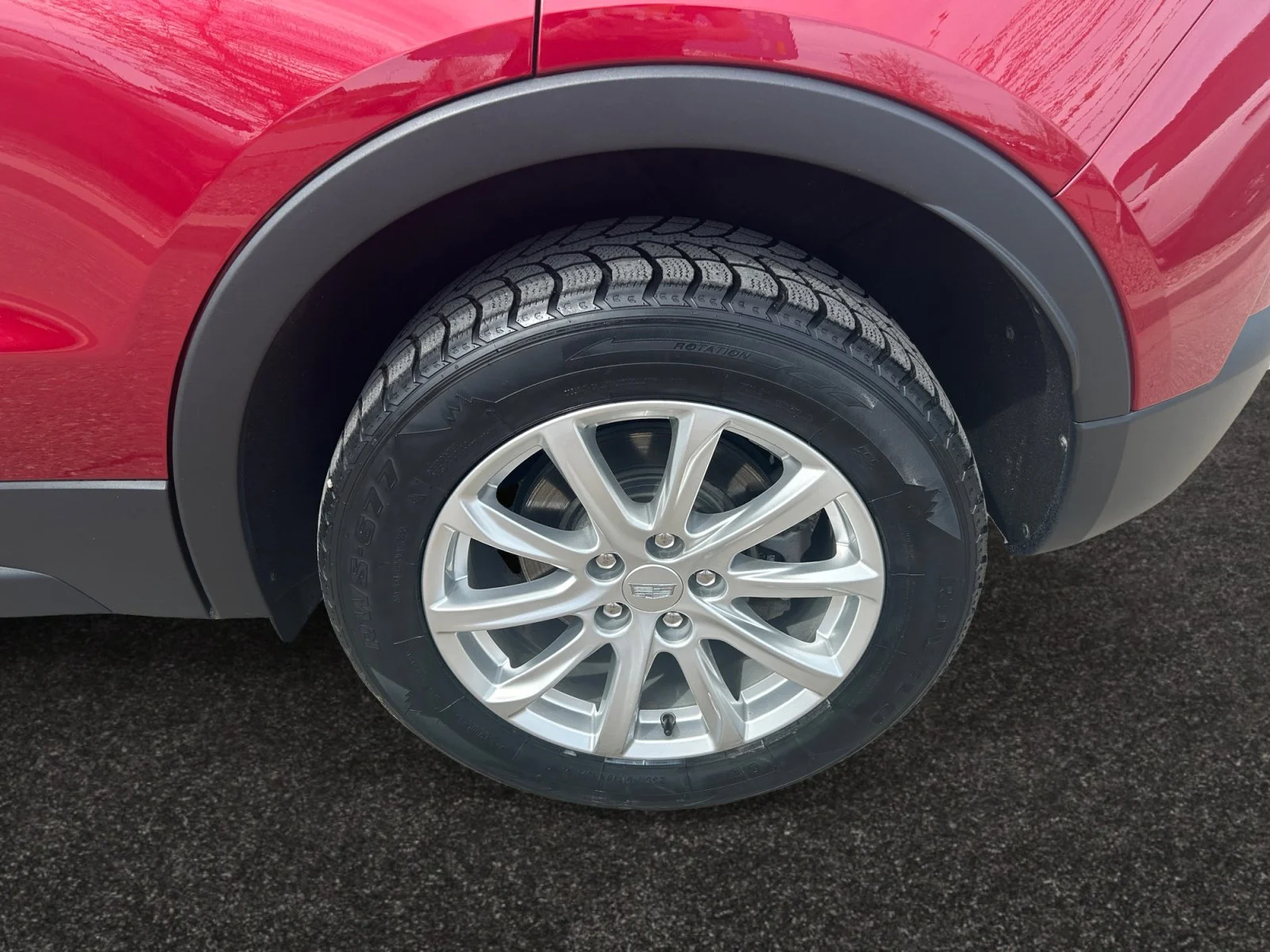 Used 2019 RED Cadillac AWD LUXURY AWD image 9