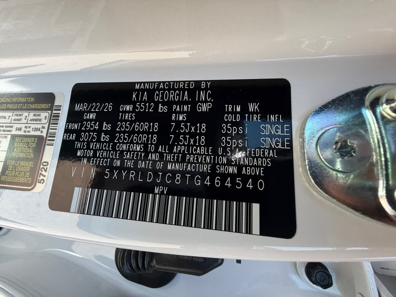 New 2026 Glacial White Pearl Kia S image 24
