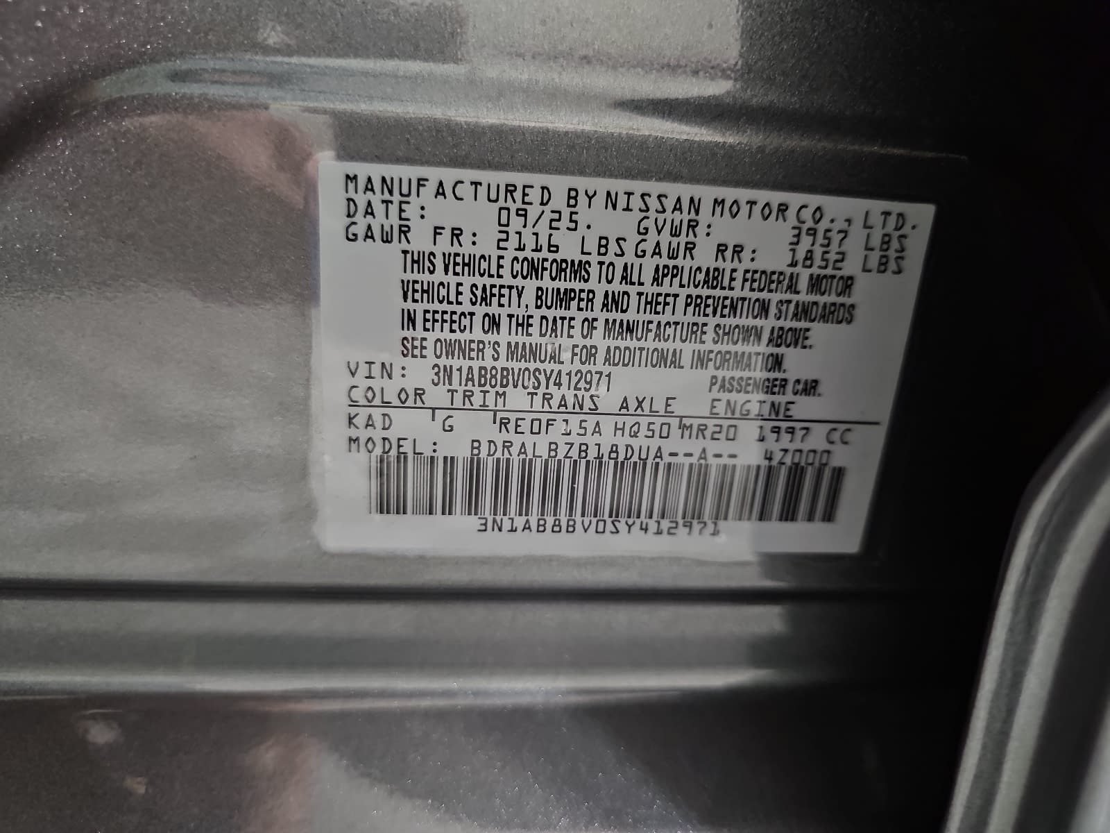 Used 2025 Gray Nissan S image 30