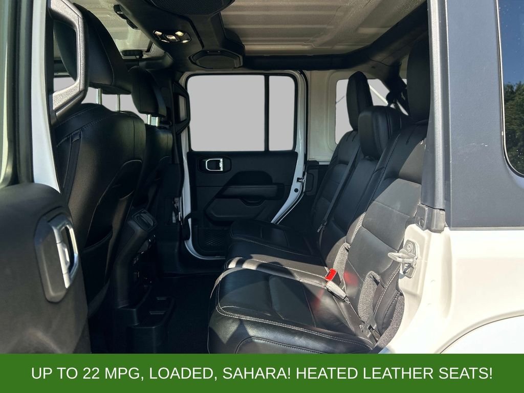 Used 2021 White Jeep Unlimited Sahara image 15