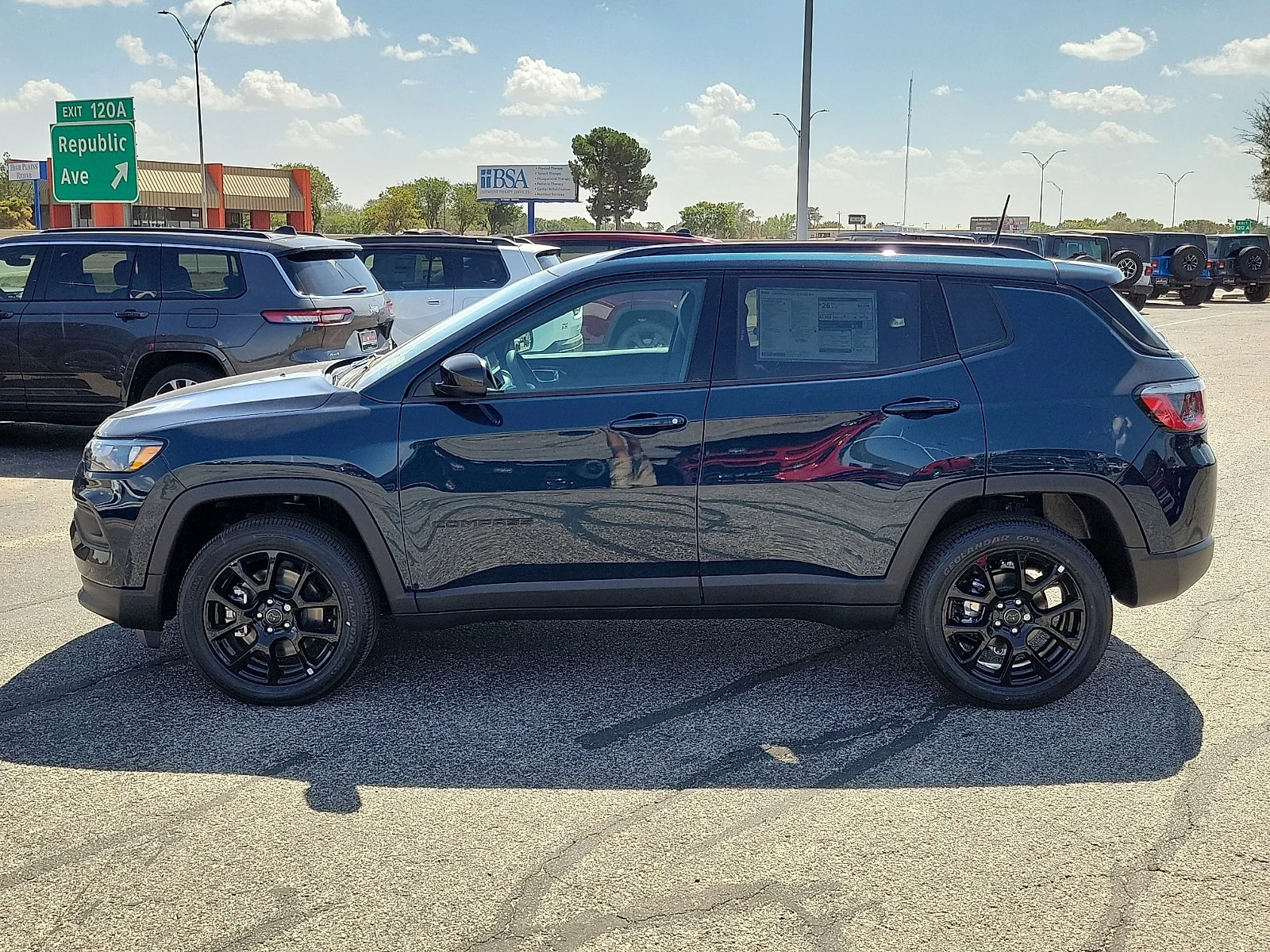 New 2026 Fathom Blue Pearl Coat Jeep LATITUDE ALTITUDE 4X4 image 2