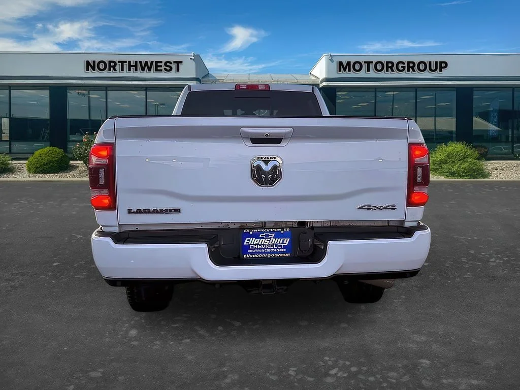 Used 2024 Bright White Clearcoat Ram Laramie image 6