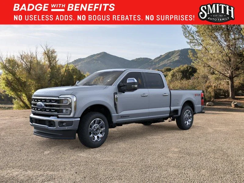 New 2026 Glacier Gray Metallic Tri-Coat Ford F-250® Lariat® image 1