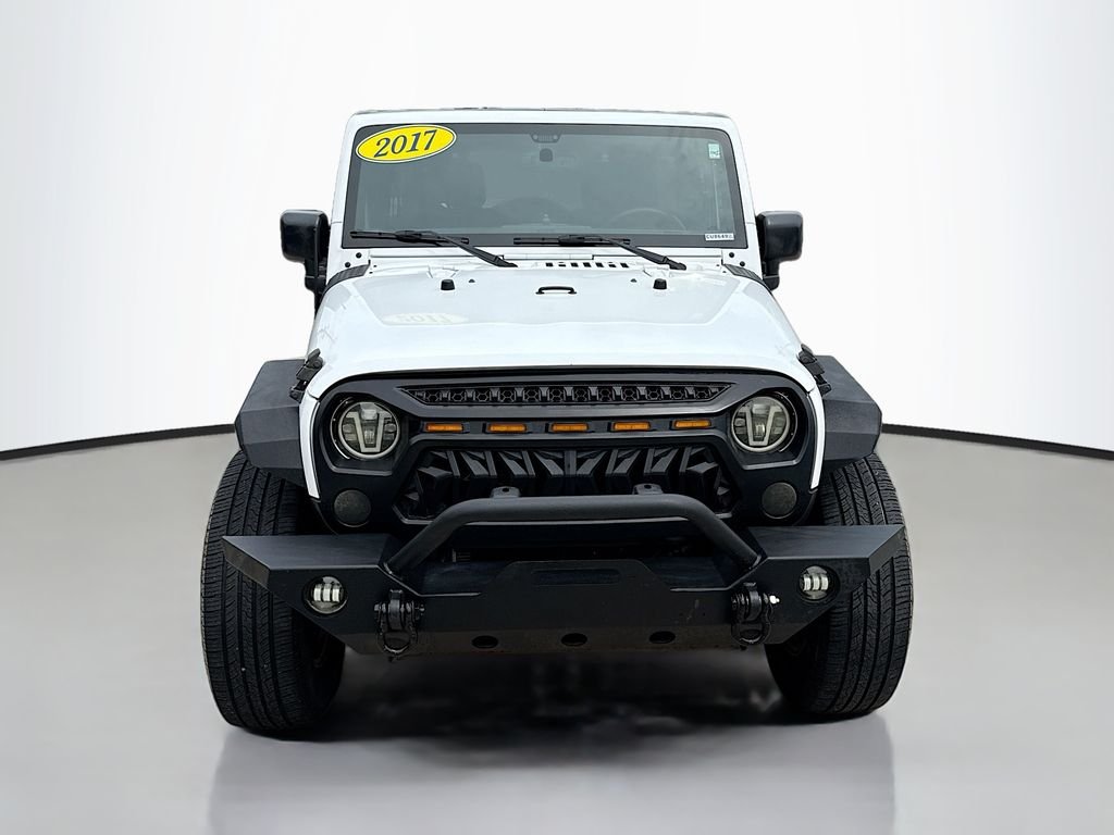 Used 2017 Bright White Clearcoat Jeep Sport image 2