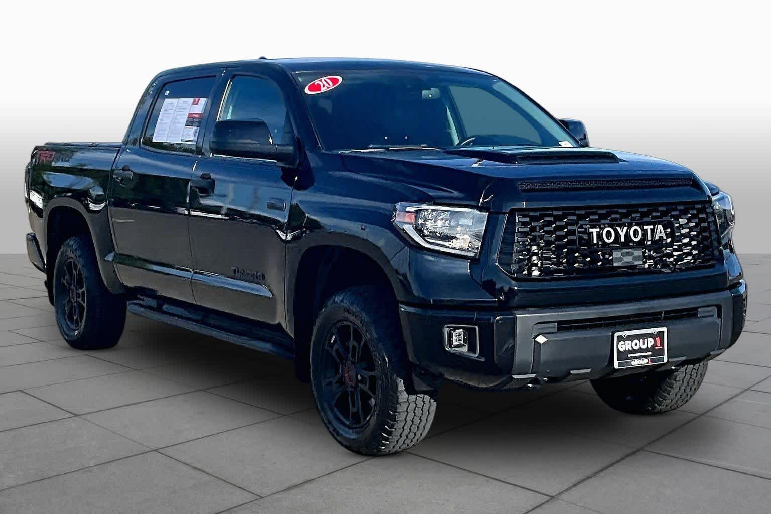 Used 2020 Midnight Black Metallic Toyota TRD Pro image 2