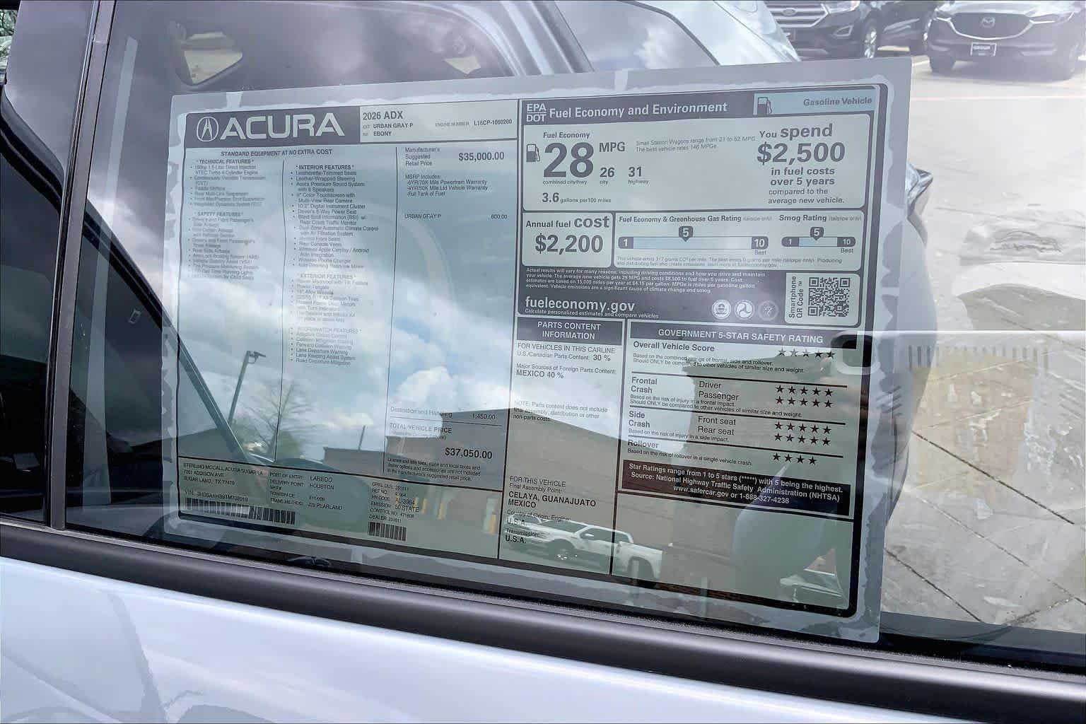 New 2026 Urban Gray Pearl Acura  image 22