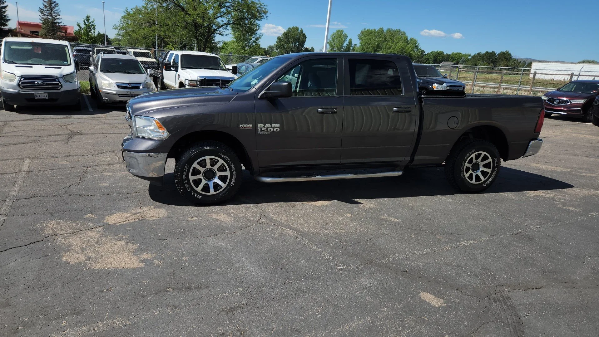 Certified Used 2019 Granite Crystal Clearcoat Metallic Ram SLT image 3
