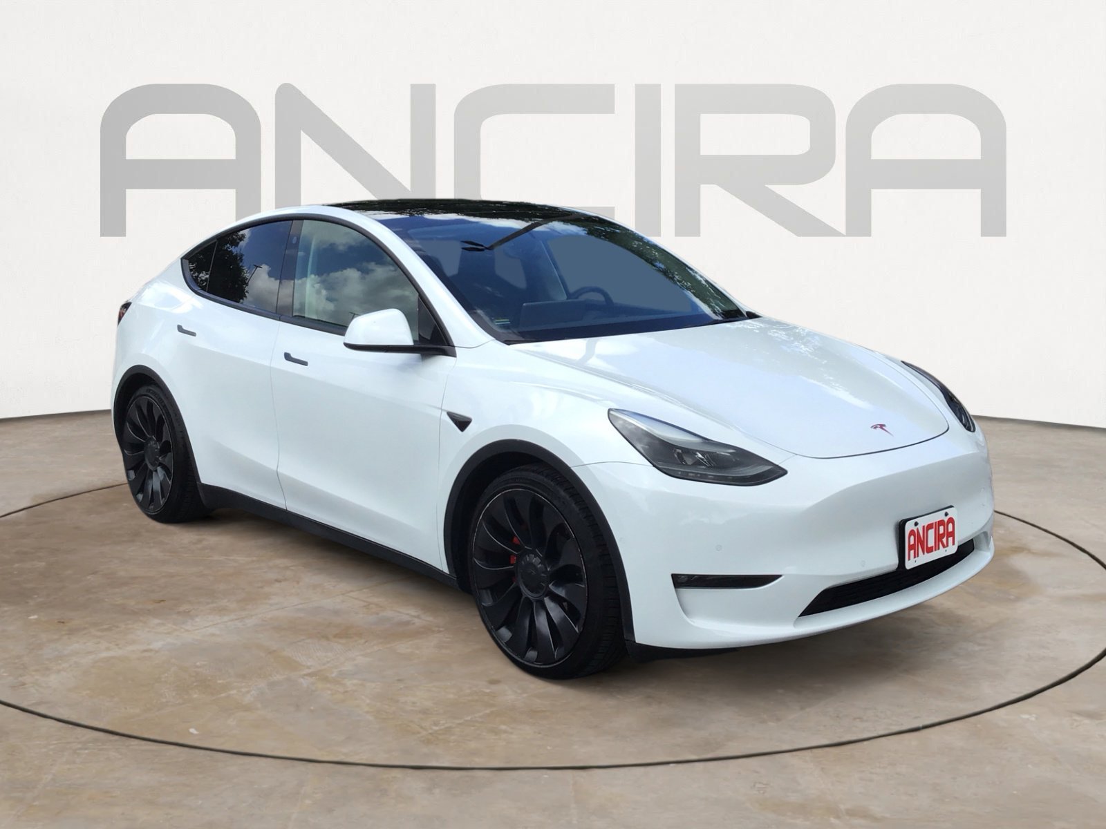 Used 2022 Pearl White Multi-Coat Tesla Performance image 6