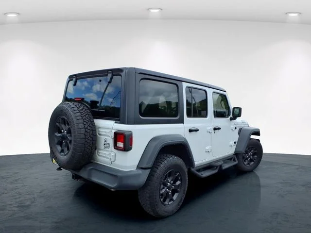 Used 2022 White Jeep Unlimited Willys image 8