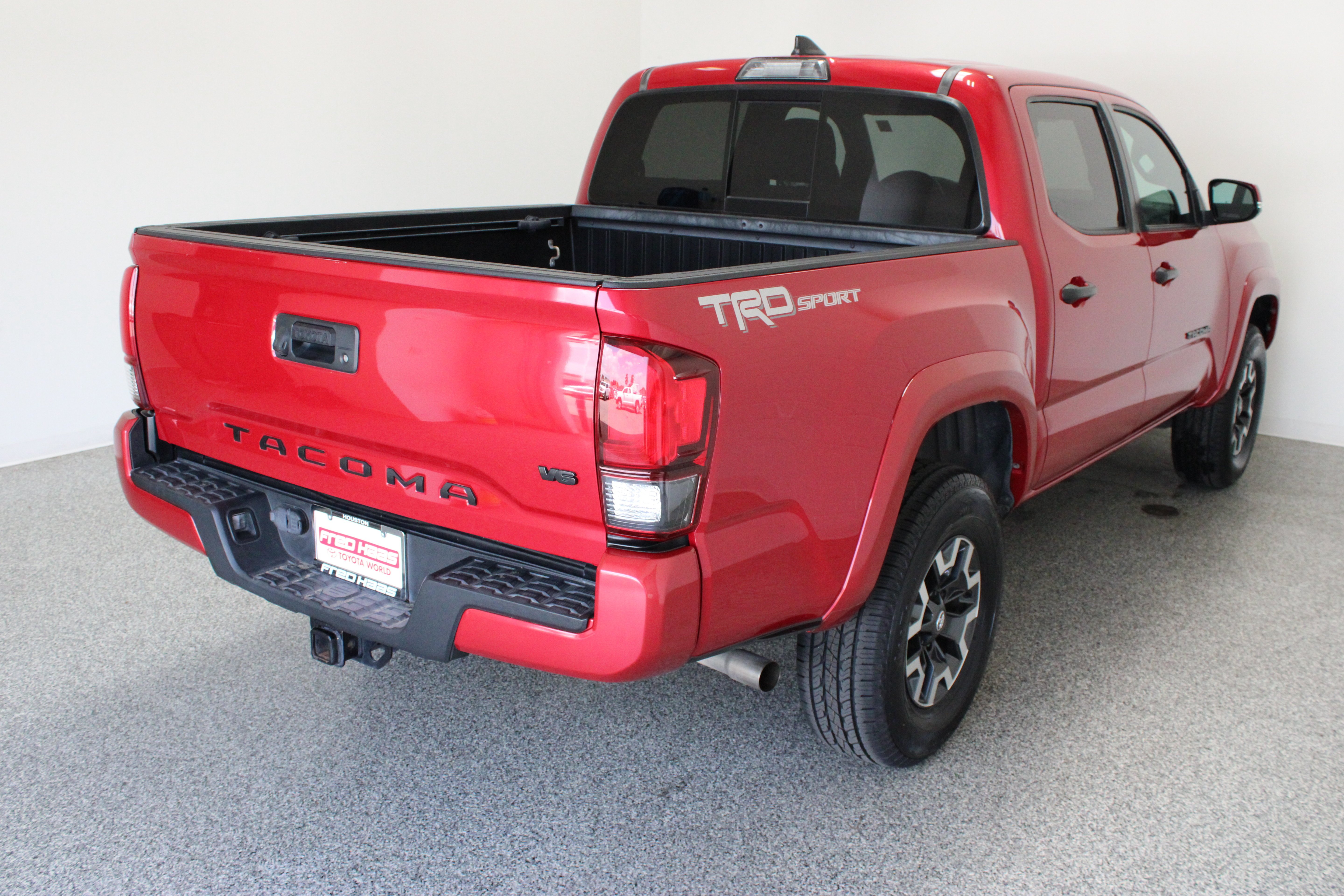 Used 2019 red Toyota TRD Sport image 7