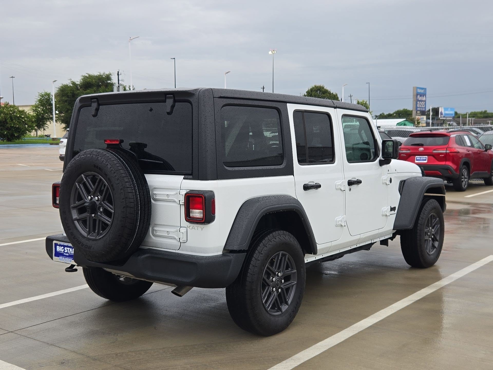 Used 2025 Bright White Clearcoat Jeep Sport S image 3