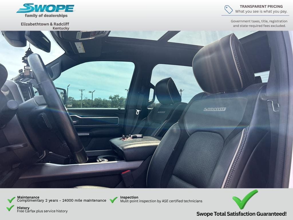 Used 2020 Bright White Clearcoat Ram Laramie image 14