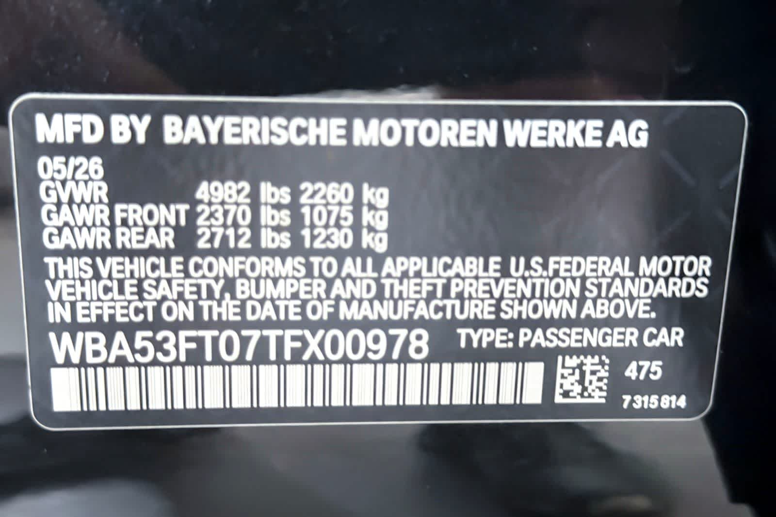 New 2026 Black Sapphire Metallic BMW M340i image 26