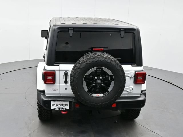Used 2018 Bright White Clearcoat Jeep Rubicon image 34