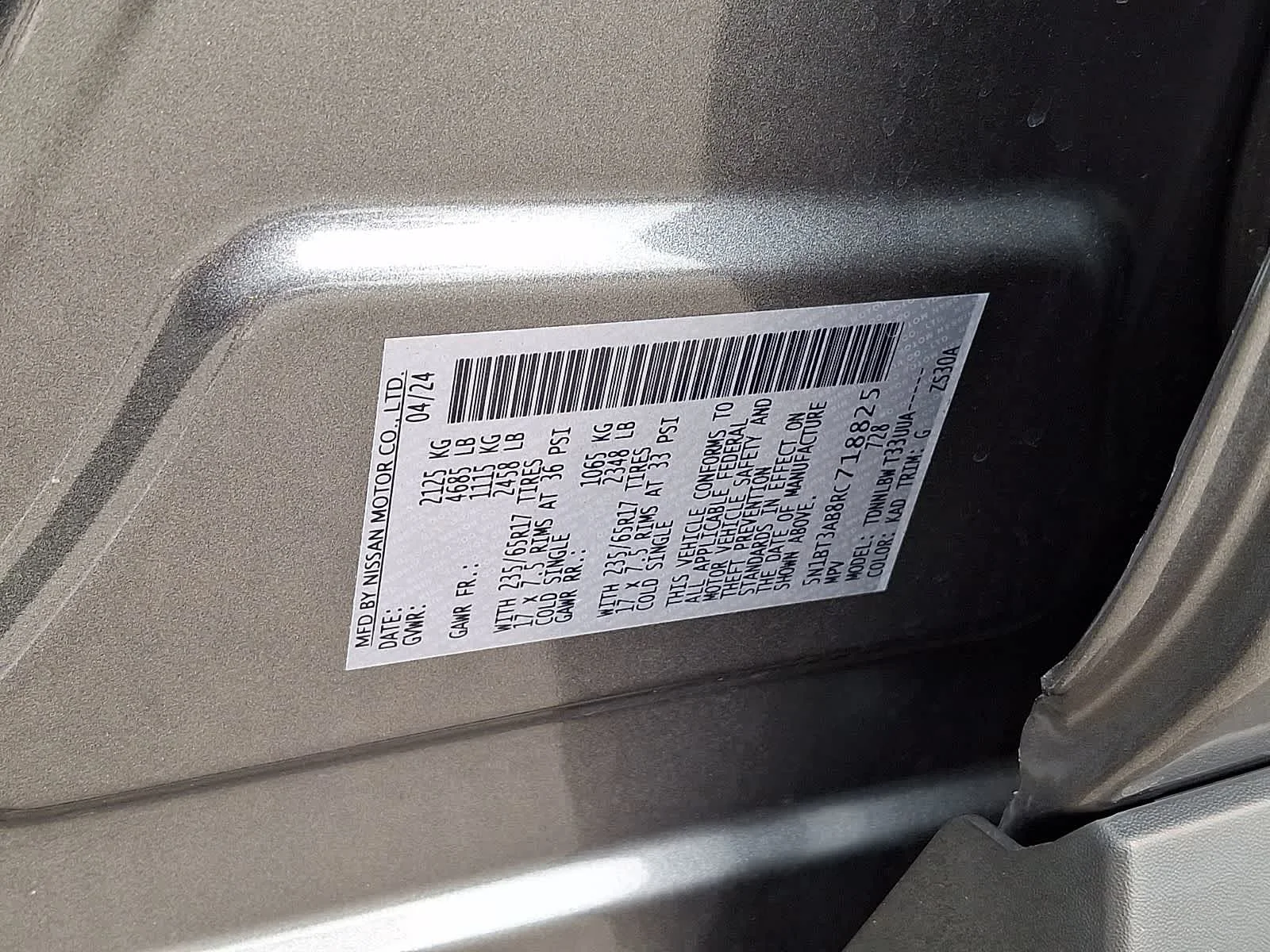 Used 2024 Gun Metallic Nissan S image 29