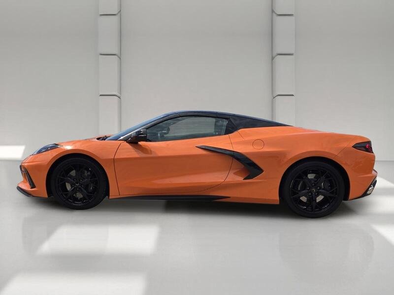 Used 2022 Orange CHEVROLET 2DR STINGRAY CONV W/3LT image 2