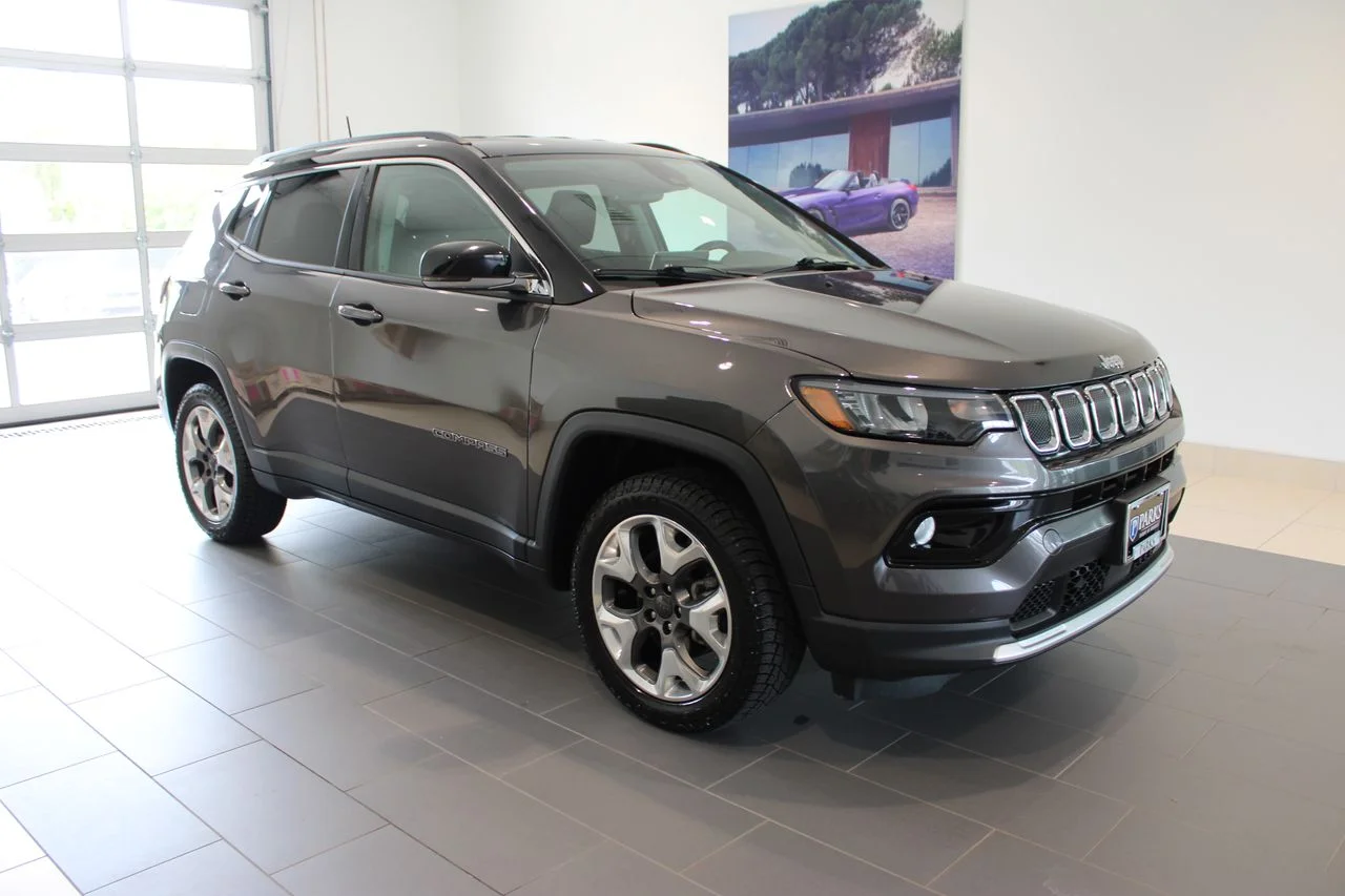 Certified Used 2022 Gray Jeep Limited image 2
