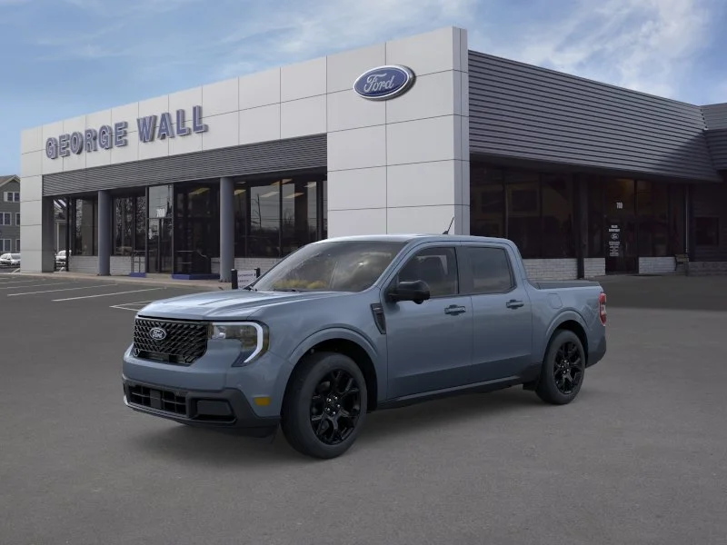 New 2025 Azure Gray Metallic Tri-Coat Ford Lariat® image 25