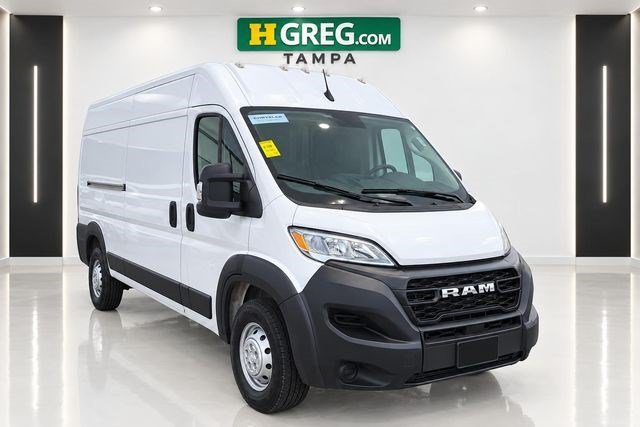 Used 2023 Bright White Clearcoat Ram High Roof image 3