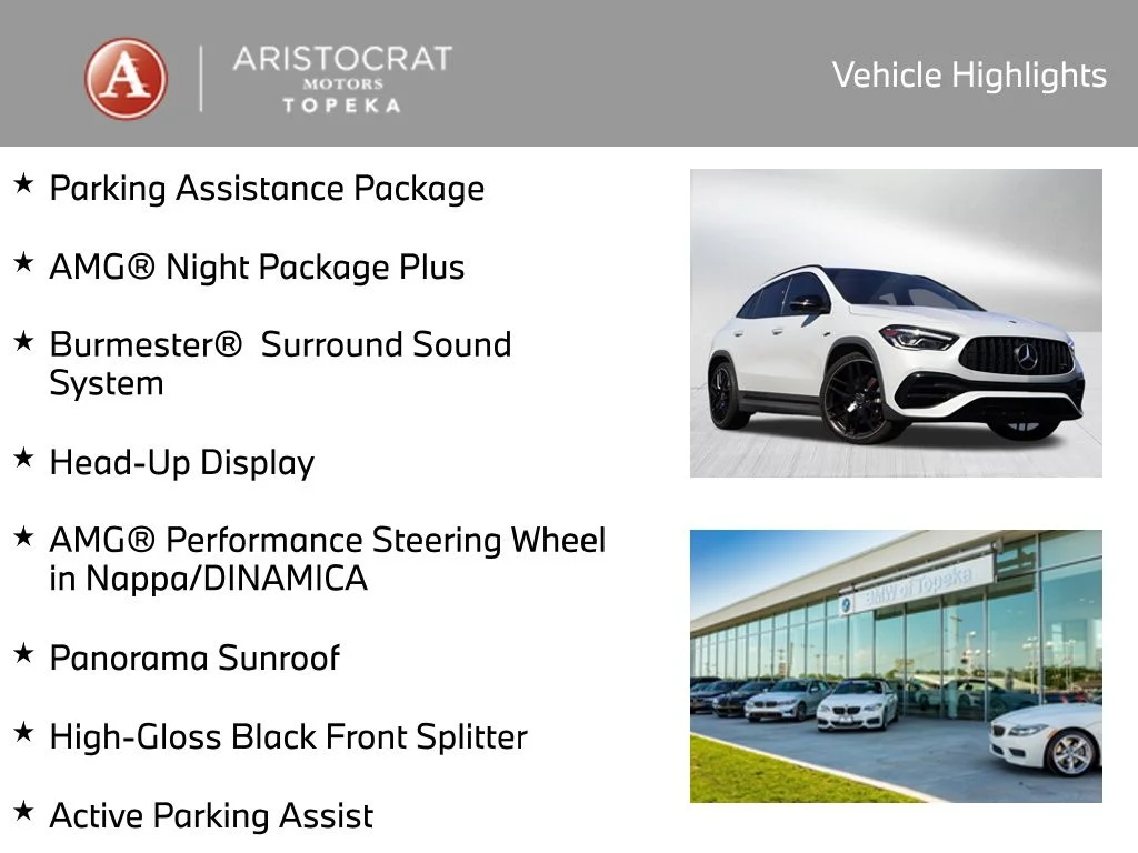 Used 2022 Mercedes-Benz GLA GLA45 AMG with VIN W1N4N5DB9NJ396175 for sale in Kansas City