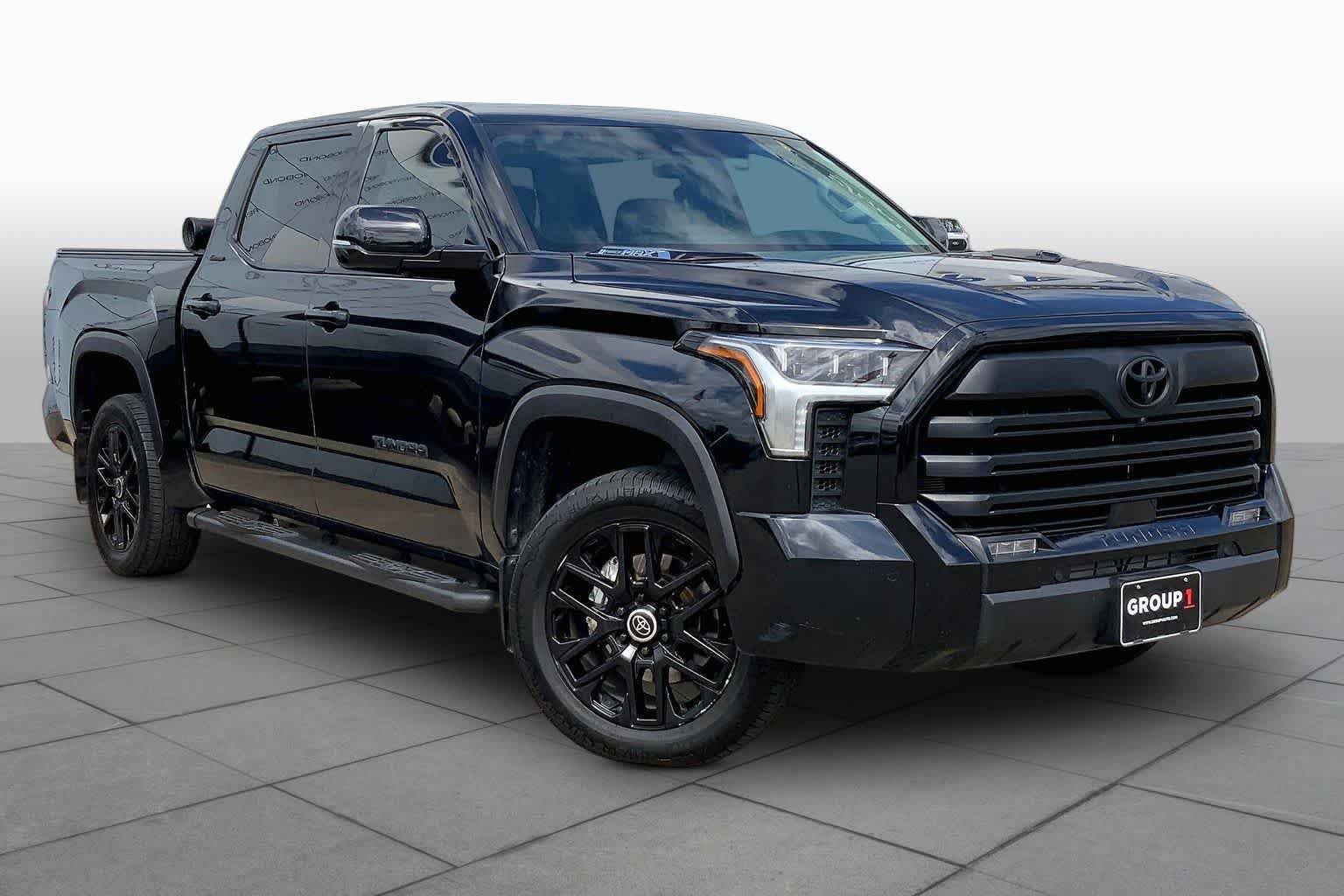 Used 2024 Midnight Black Metallic Toyota Limited Hybrid image 3