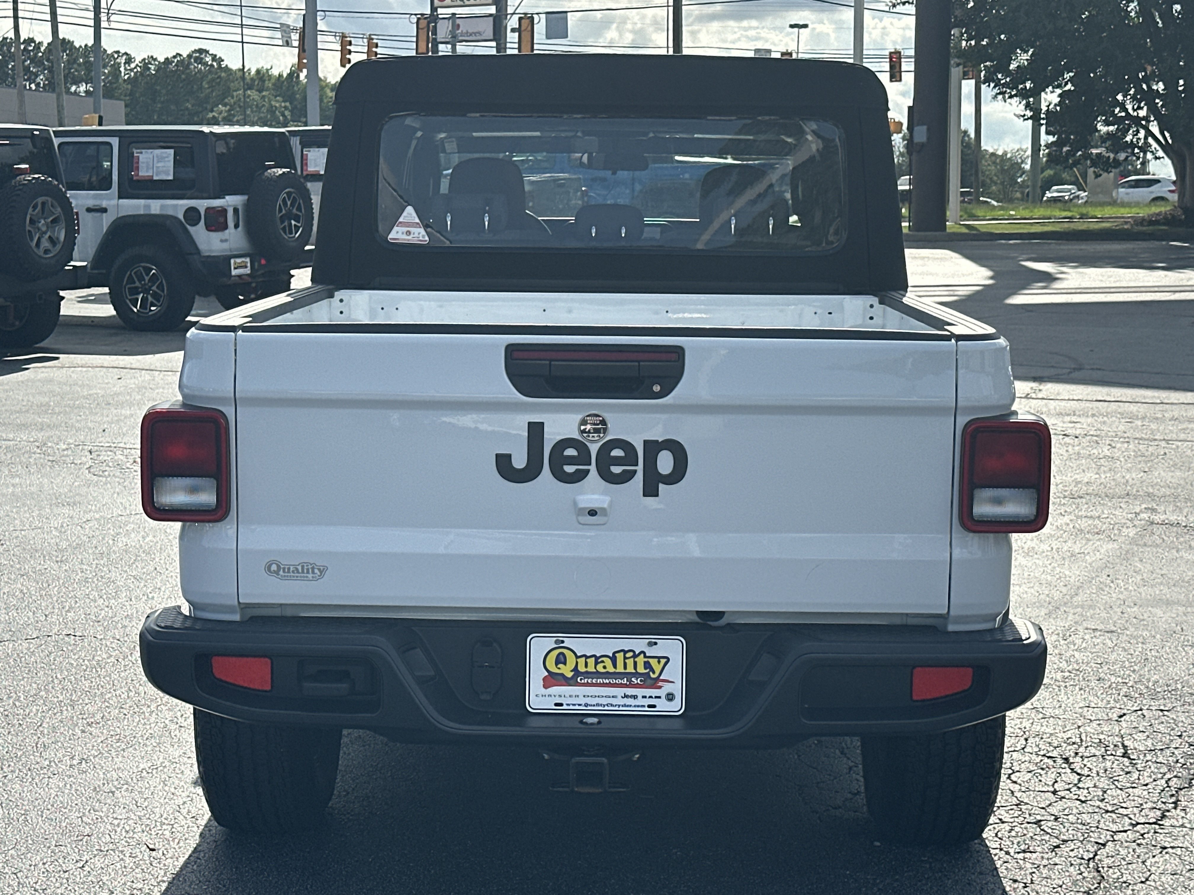 Used 2024 Bright White Clearcoat Jeep Sport image 7