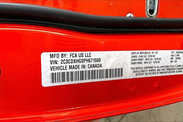 Used 2023 Orange Dodge GT image 16