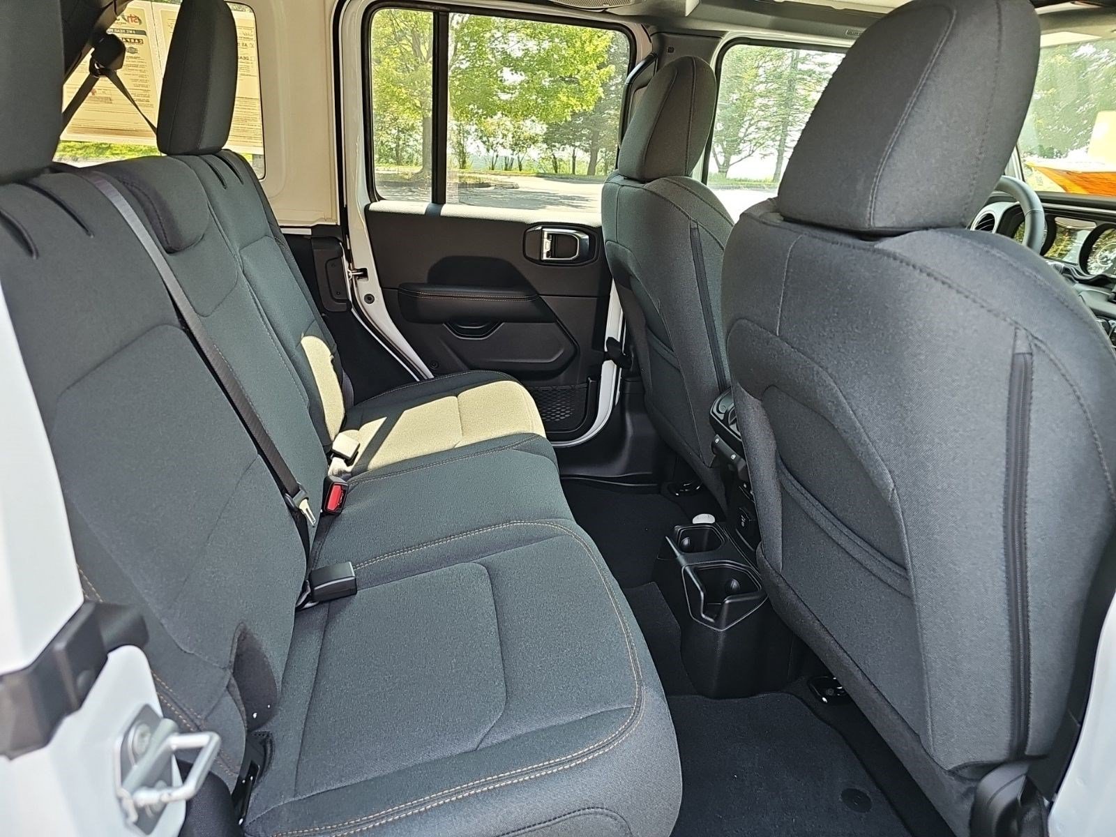 Certified Used 2025 Bright White Clearcoat Jeep Sahara image 14