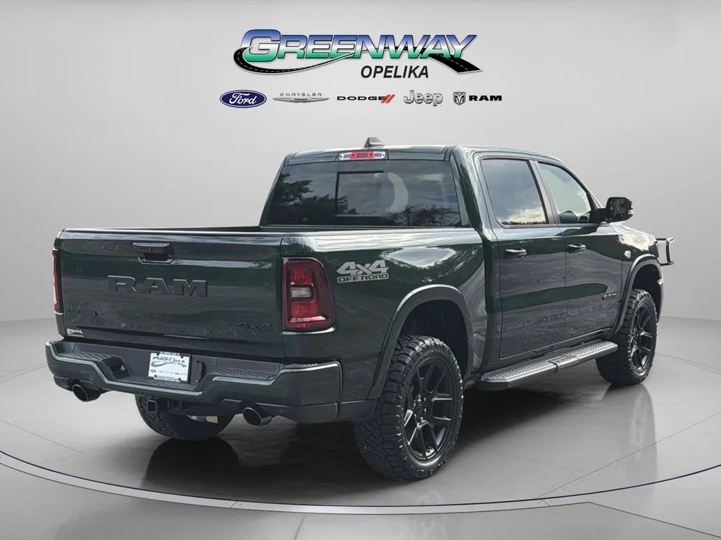 New 2026 Serrano-Green Metallic Exterior Paint RAM Laramie image 13