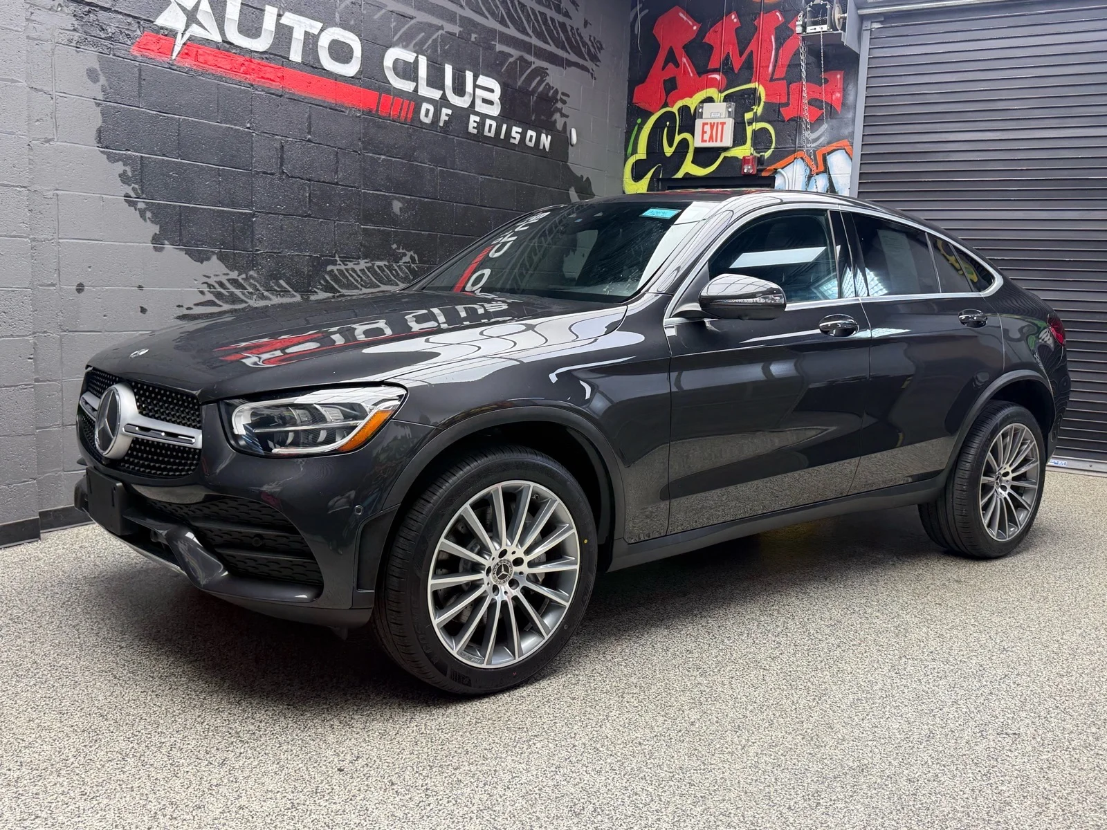 Used 2020 Graphite Grey Metallic (831) Mercedes-Benz GLC 300 4MATIC®  4DOOR COUPE image 3