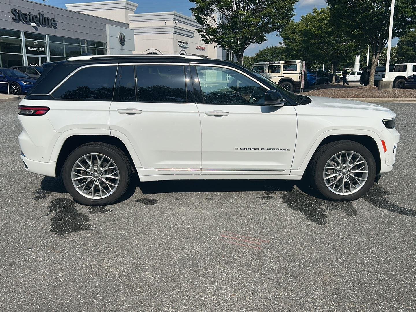 Used 2023 Bright White Clearcoat Jeep Summit image 7