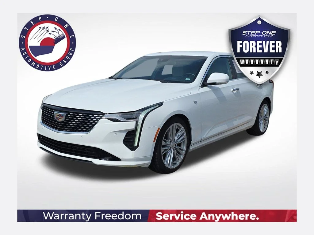 Used 2024 White Cadillac Premium Luxury image 1
