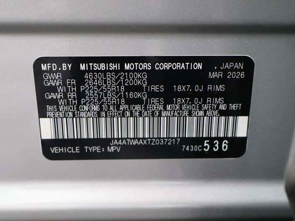 New 2026 Silver Mitsubishi SE image 48